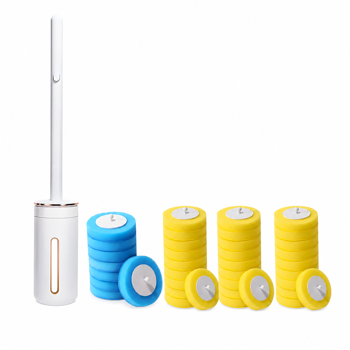 Wall Mounted Disposable Toilet Brush Set